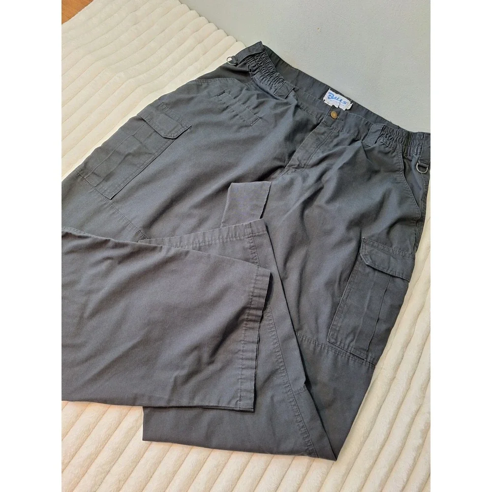 GALLS Pro Tec Force Rip Stop Cargo Pants Mens 40X34 Black Utility Tactical